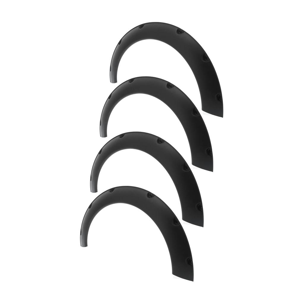 4pcs Wheel Eyebrow Protector Guard Flexible Widened Wheel Arches Lips Universal Car Accessory