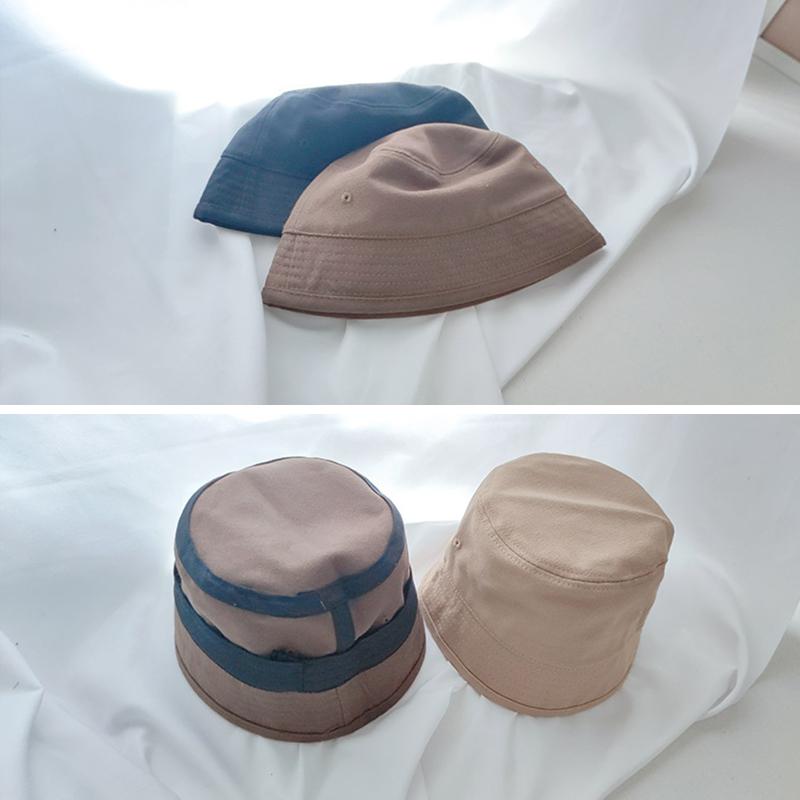 1-4Y Kids Fisherman Hat Thin Baby and Children's Bucket Hat Korean Edition Summer Sunscreen Hat Japanese Flat Top Hat In Spring and Autumn