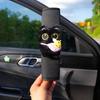 Black Cat Plush Car Seat Belt Cover Comfortable Soft Fabric Universal Fit for Adult Kid Car Interior Decor Daily Use