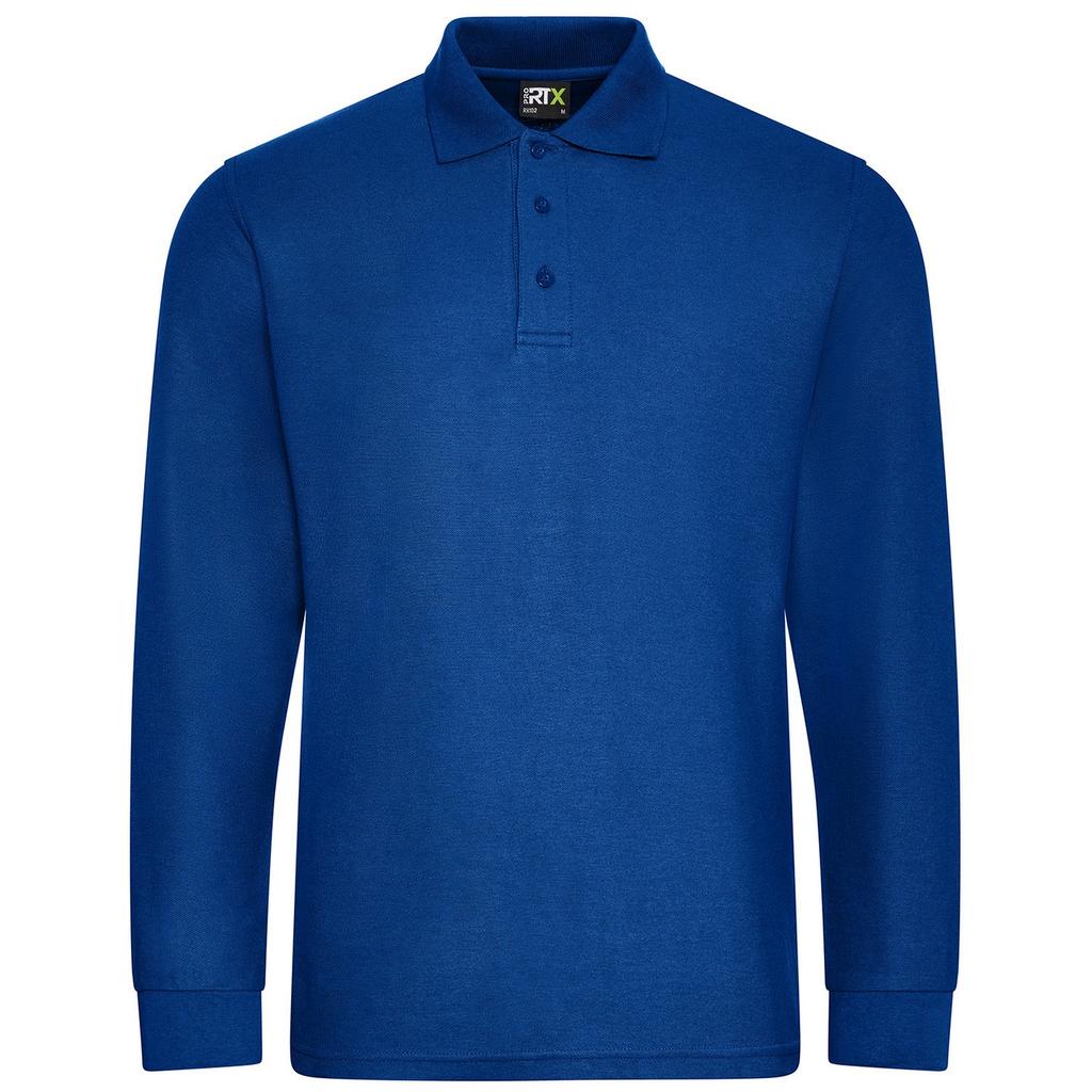 Pro RTX Mens Pro Pique Long-Sleeved Polo Shirt