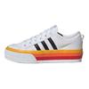 adidas Originals Nizza Platform Comfortable Non-Slip Durable Low-Top Skate Shoes Unisex Sneakers White Black JQ9148