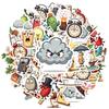 35pcs-70pcs Humorous Objects Decals Playful Food Teacher Reward Stickers DIY Stickers For Car Sticker Suitcase Phone