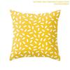 Sandstone Simple Yellow Pillow Geometric Pillow Case Plush Car Living Room Sofa Pillow Nordic