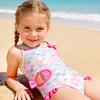 2026 Cross-border One-piece Swimsuit Long-sleeved New Girls One-piece Swimsuit Children's Mermaid Sling Medium and Small Children