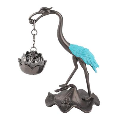 Crane Hanging Incense Burner Innovative Retro Elegant Decorative Auspicious Incense Stick Holder