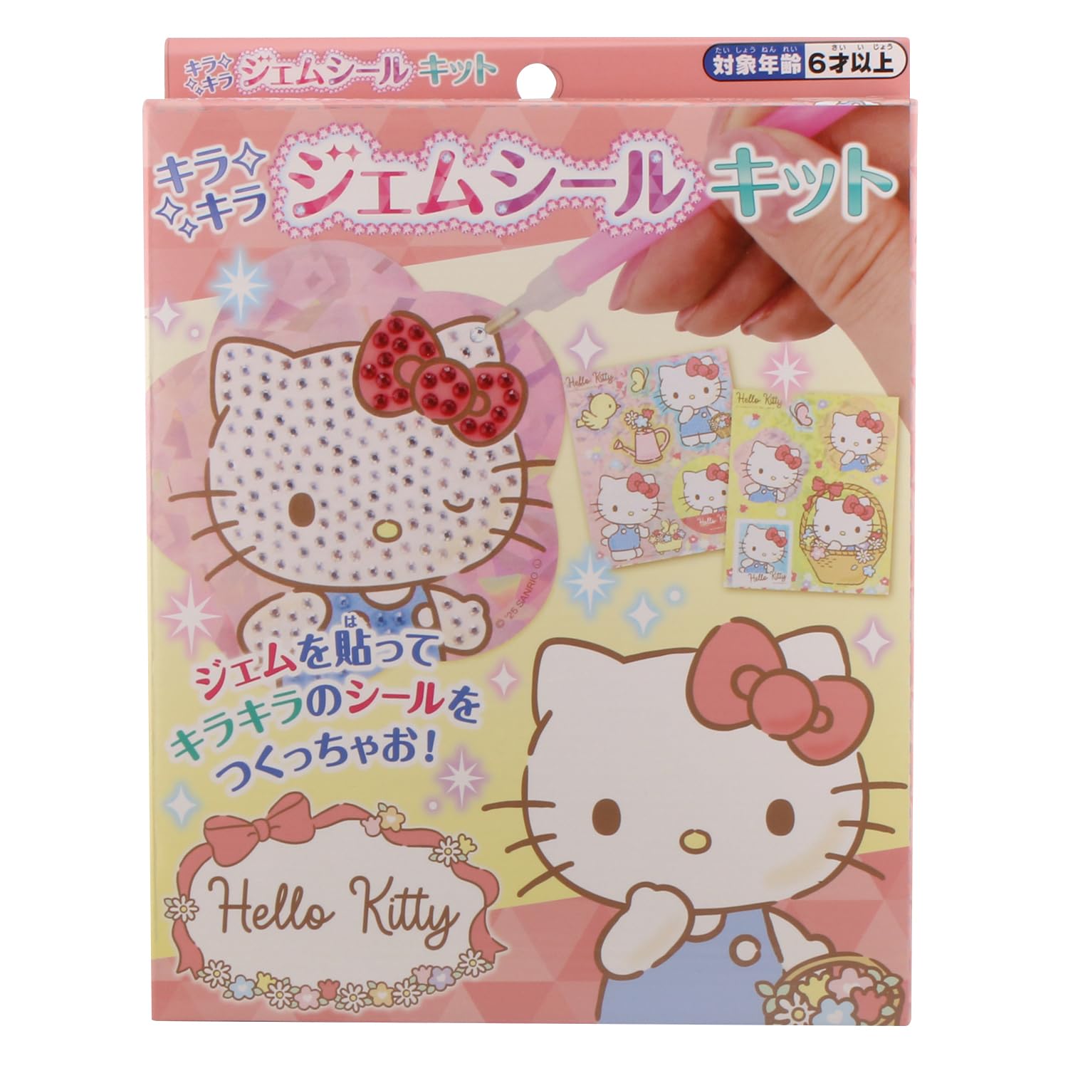 Набор блестящих наклеек-камней Maruka Sanrio, Hello Kitty, для детей от 6 лет, 175600