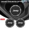 New Car Coaster Water Cup Bottle Holder Diamond Non-Slip Mat Decoration For Wrangler Grand Cherokee Compass Renegade Cherokee Gladiator