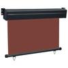 VidaXL Balcony Side Awning 100x250 Cm Brown 48417
