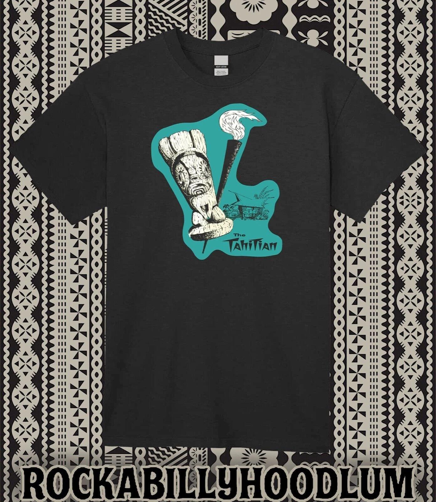 

Retro Tiki T Shirt Bar Mug Restaurant The Tahitian Polynesian 2XL