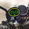 Motorbike Digital Clock Real-Time Monitoring Motorbike Voltage Temperature Meter For Women Teens Cycling Enthusiasts Commuting