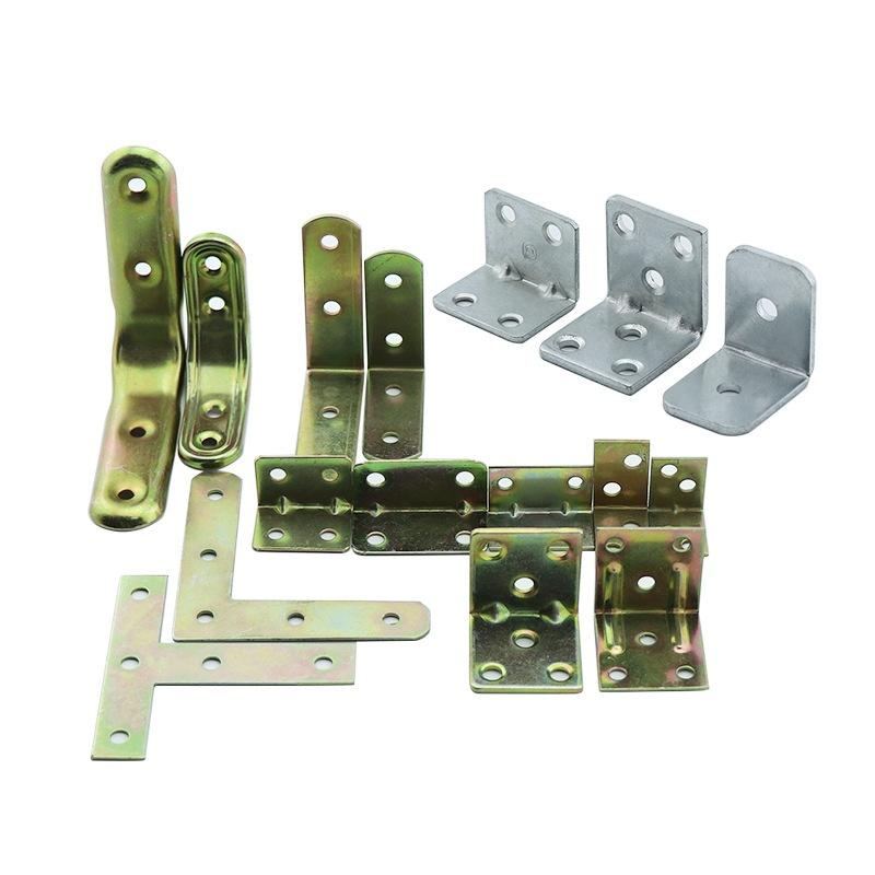 90-degree Right-angle Steel Furniture Fastener Connector T-shaped Angle Bracket L-shaped Hardware Accessory Iron Angle Code