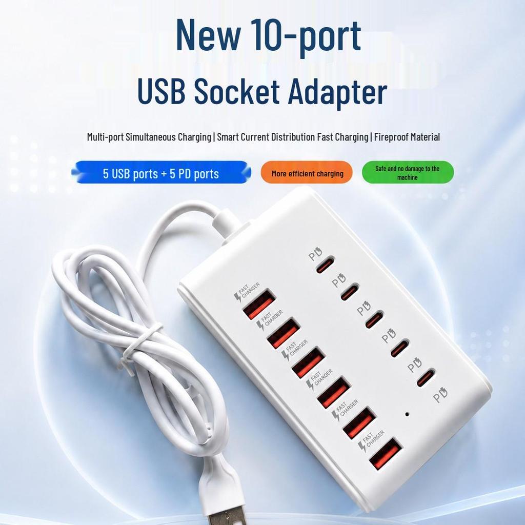 10-in-1 USB-C Multi-Port Hub Adapter Dock