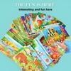 15*11cm Montessori Wooden 3D Puzzle Cartoon Animal Intelligence Jigsaw Game Early Learning Educational Toys For Children