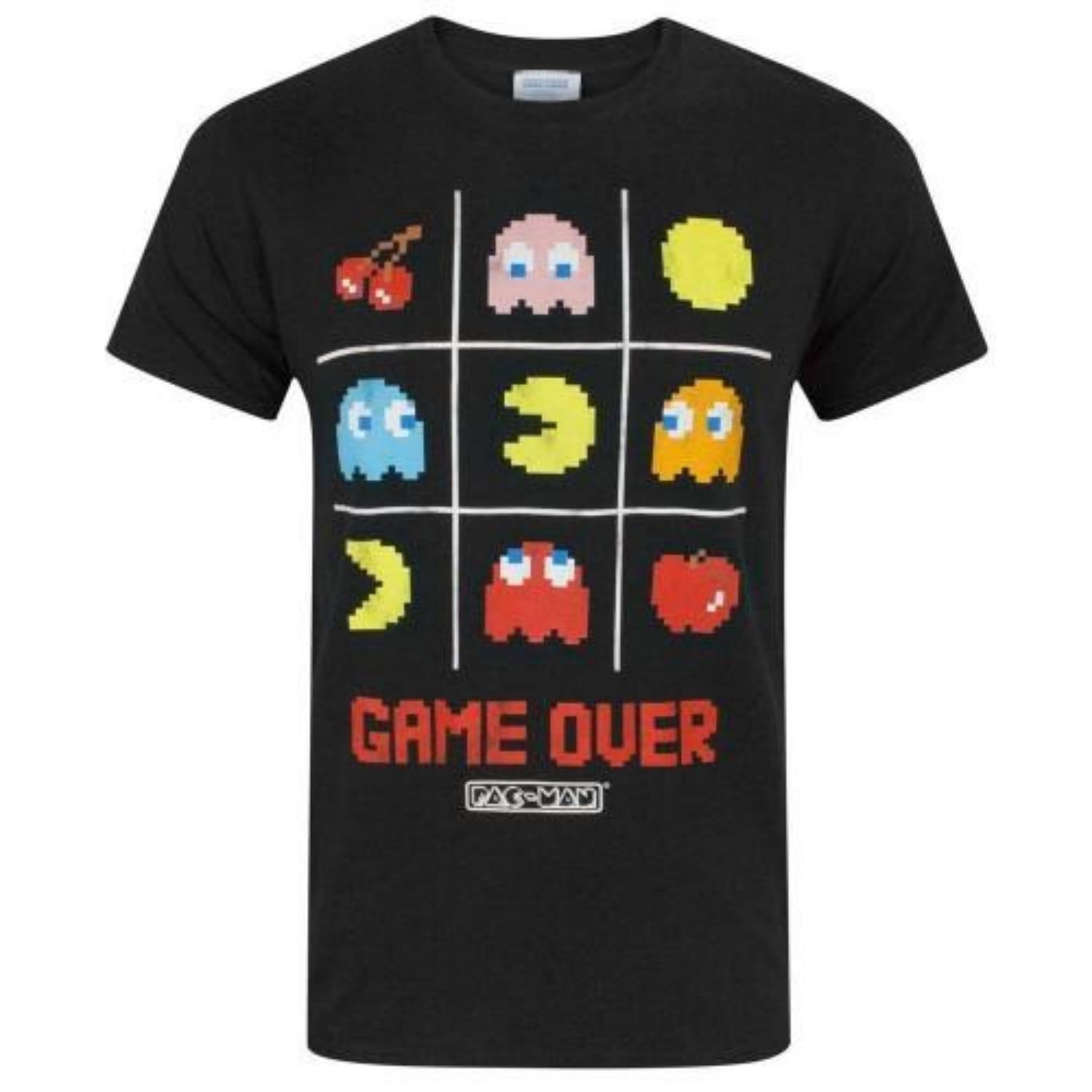 Pac-Man Official Mens Game Over T-Shirt S разноцветный