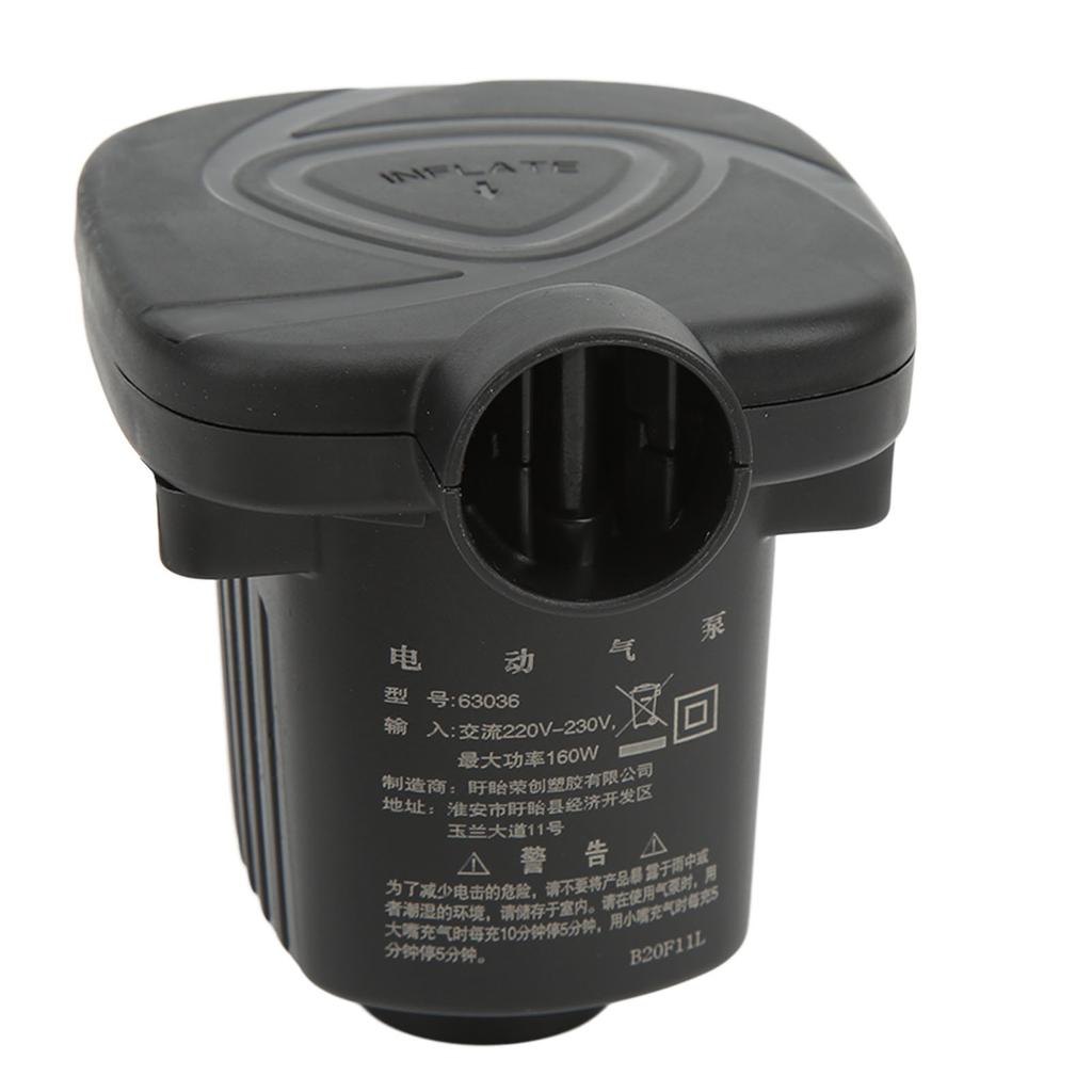 Electric Air Pump AC Inflator Air Pump Portable Air Mattress Pump for Camping Swimming CN