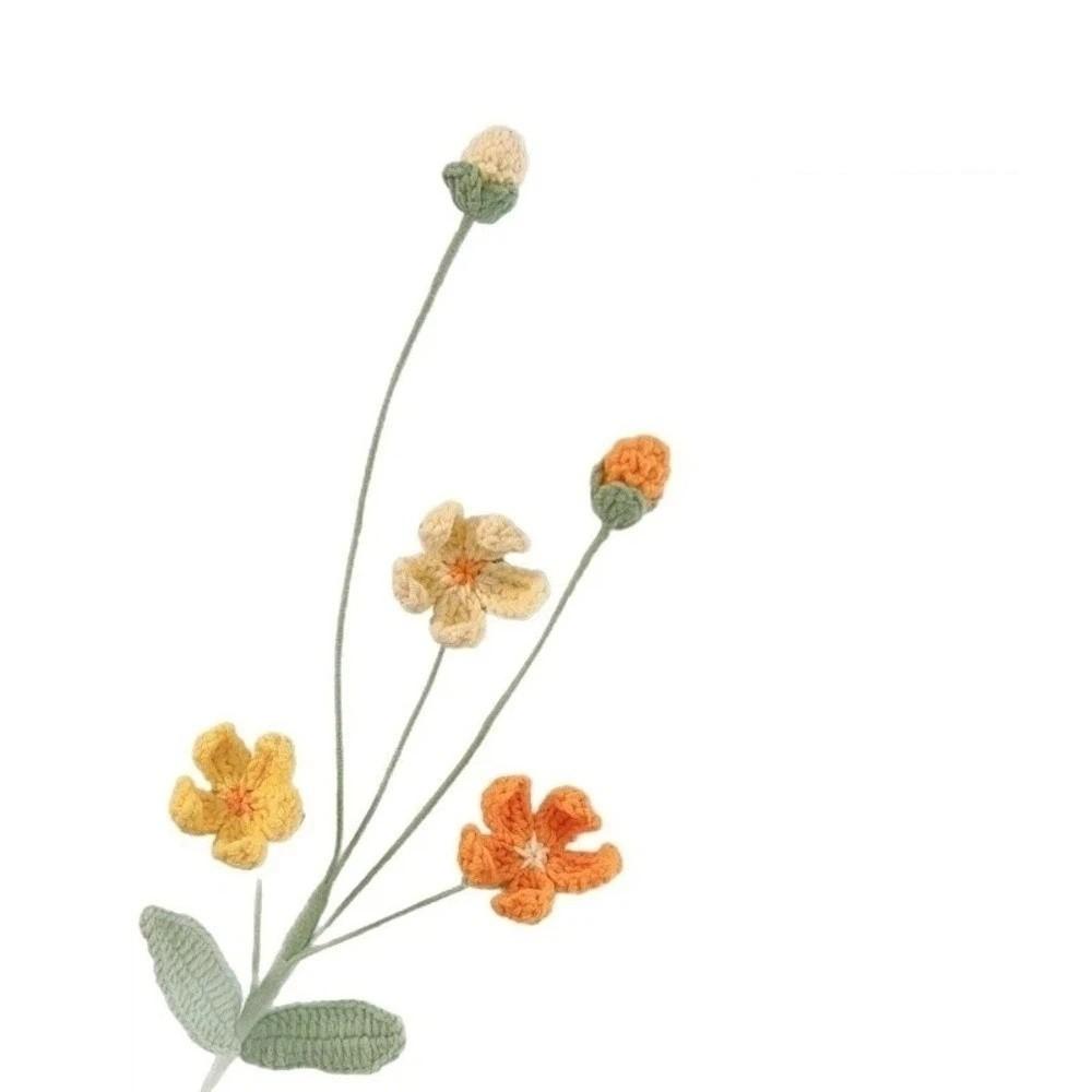 Mazzo di Fiori Uncinetto Fai da Te Fiori Uncinetto Matrimonio Decorazione Casa Regali Fiori Artificiali Composizione Floreale Casa