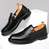 British Business Leather Shoes for Men High Quality Designer Shoes Fashion Loafers Men Solid Color Luxury Platform Shoes for Men