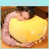 Cube Butter Cheese Yellow Plush Toy Stuffed Doll Cartoon Decoration Kids Gift