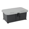 Car Trunk Storage Pedal Box 52L Capability 150KG Load with Lid Solar Powered Light for RV
