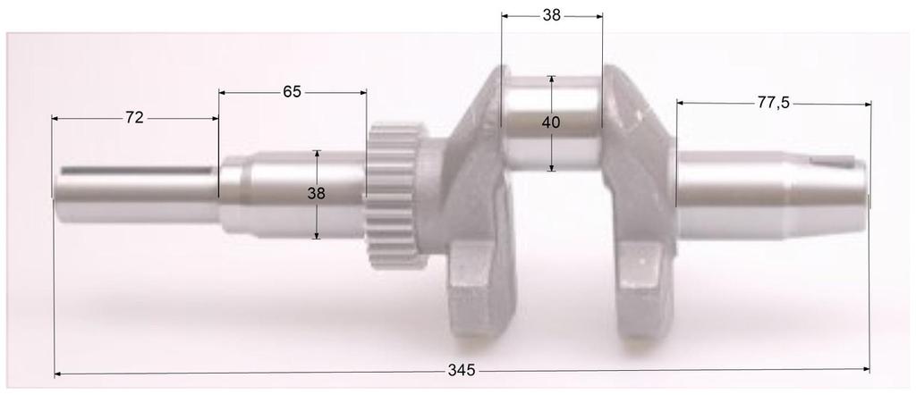 Kurbelwelle Rato Motor R670 13300-Z120230-00A0