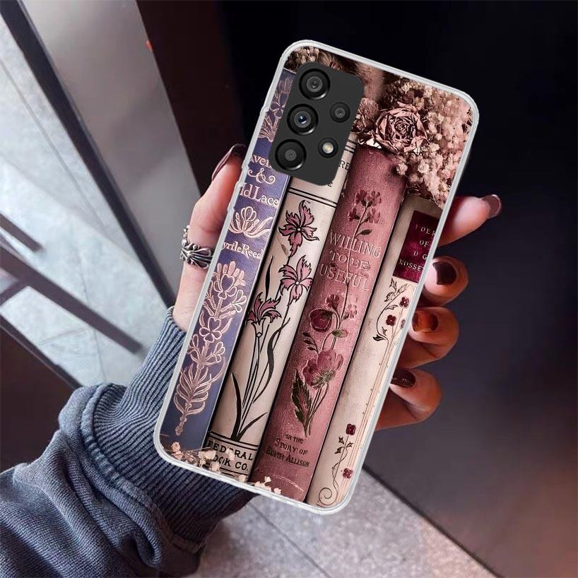 Read Books illustration Reading Phone Case For Samsung Galaxy A17 A16 A15 A14 A13 A57 A56 A55 A54 A53 A37 A36 A35 A34 A33 A26 A2