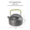 Tragbare Outdoor Aluminium Teekanne und Kaffeekessel für Camping, Bergsteigen und Brauen am Lagerfeuer.