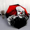 Printed Horror charactersPrinted Folding Umbrella,Outdoor,Leisure,And Travel Umbrella,Durable Umbrella Fabric,Birthday And Holiday Gift