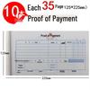 RYZH A0336 Manual Accounting Voucher Books, 10-Pack