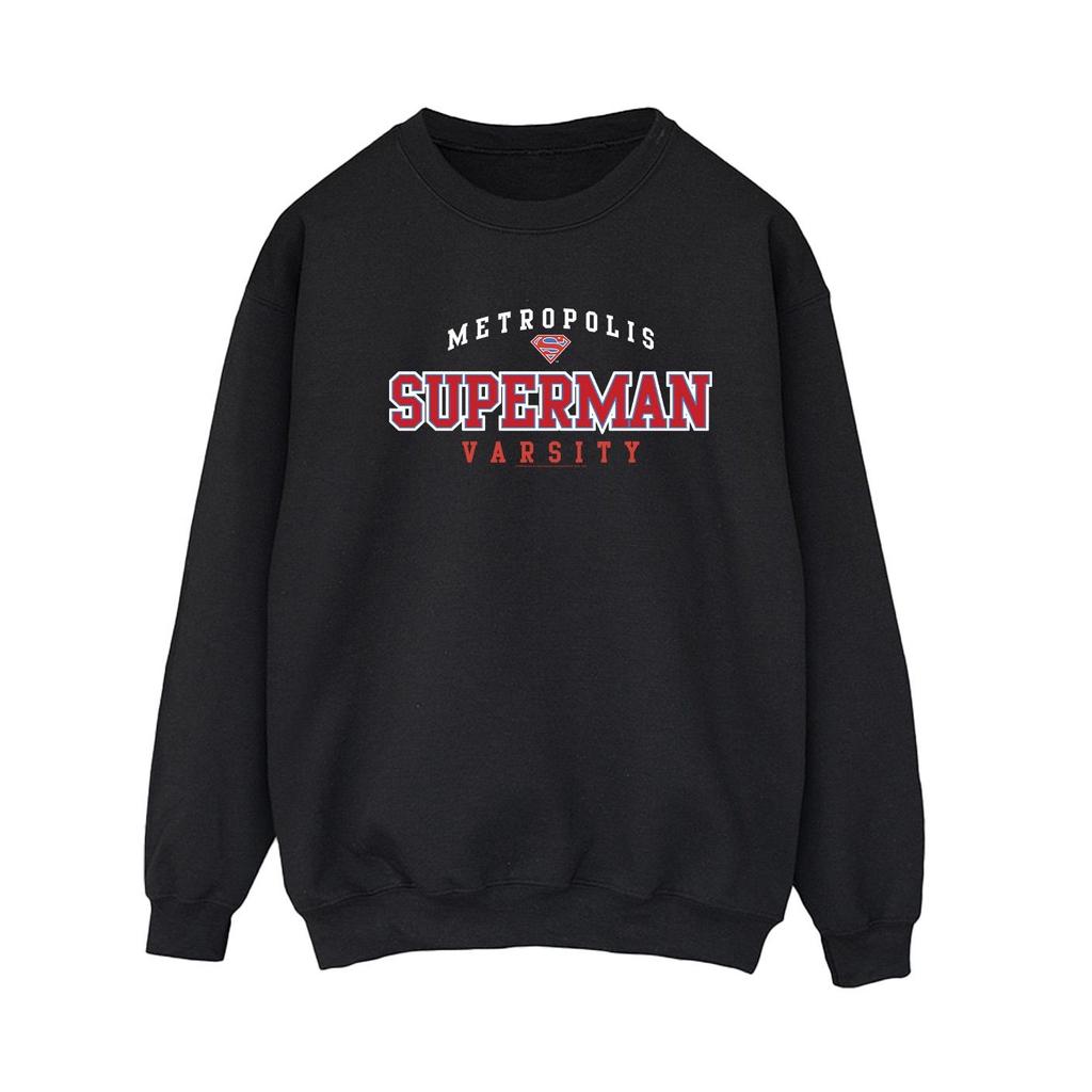 DC Comics Womens/Ladies Superman Metropolis Varsity Sweatshirt
