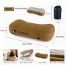 Portable Compressible Camping Pillow Memory Foam Travel Pillow for Sleep Suitable for Outdoor Camping Sports and Airplane Travel