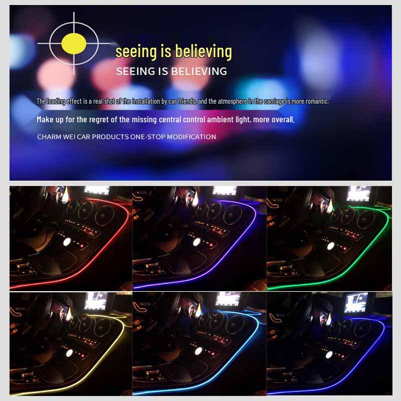 Mercedes-Benz C-Class GLC260 LED Interior Ambient Light Modification