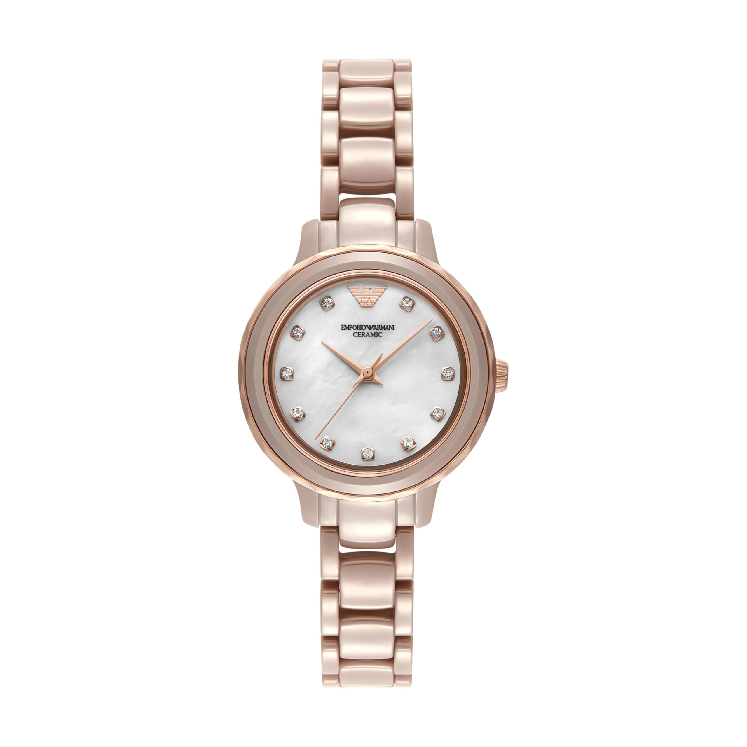 

Emporio Armani AR70018 Beige Watch Women s бежевий