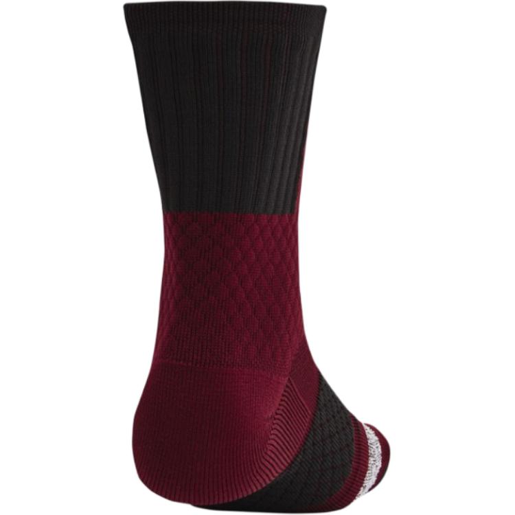 Under Armour Curry Crew Socks Unisex 1 Pack Red 1376231-600
