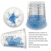 10 Stück 1370ml Kalibrierter Messbecher für Farbmischung Transparenter Kunststoff Präzise Farbmischbecher mit Deckeln Messbecher für Flüssigkeiten