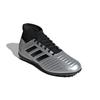 Adidas Predator Tango 19.3 Abrasion Resistant Mid top Kids' Soccer Shoes Silver Black Patchwork Kids' G25802