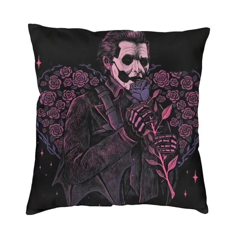 Swedish Rock Band Ghost Pillow Case 40x40cm Decor Home Fashion Cushion Decoration Salon Square Pillowcase