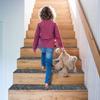 15pcs AntiSlip Self-Adhesive Stair Mat 76x20cm Tread Carpet Washable Step Pad Floor Rug for Indoor Home Living Room Stairs Decor