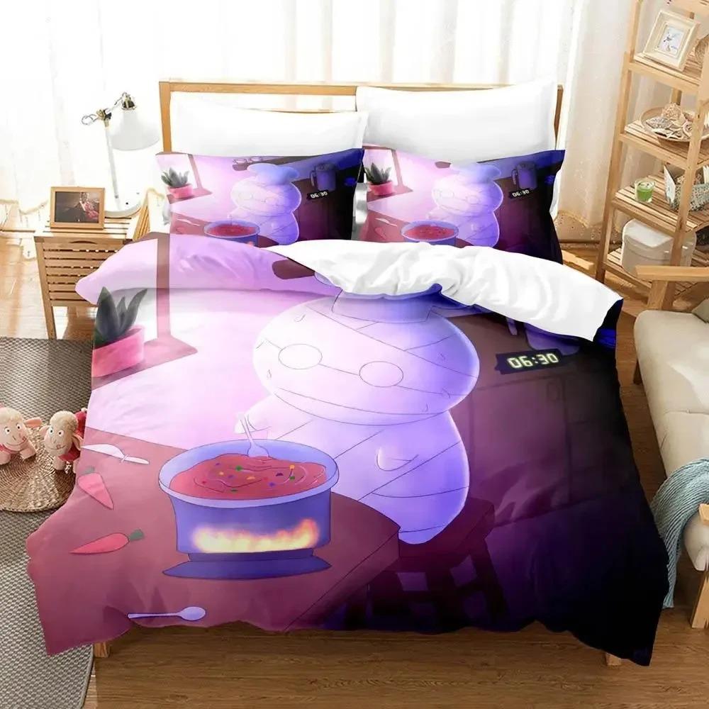 Anime How to Keep a Mummy Bedding Set Twin Queen Size Duvet Cover Pillowcase for Boys Girls Kids Adult Home Textile