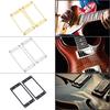 Set of 2 Pickup Frames, Guitar Pickup Rings, Easy To Use, Decorative, Metal, Stable, Deformation Resistant, Replacement Accessories for Musical Instru