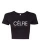 Crop Top Ladies Celfie Selfie Social Media Pic Camera Funny Humor DT T-Shirt Tee Unisex T-Shirt