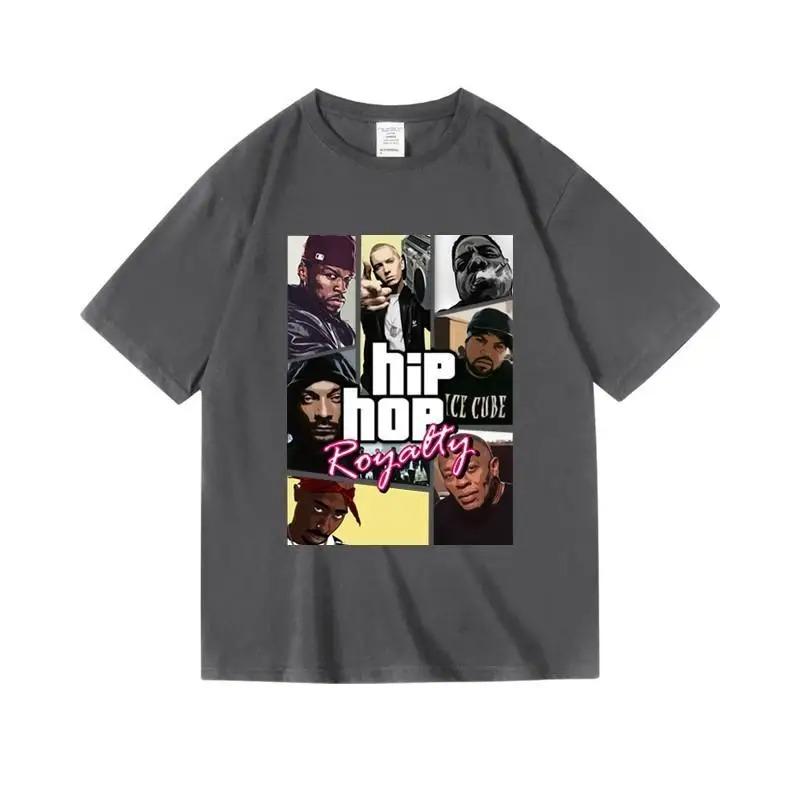 Wu-Tang Clan "Klasické W Logo" Vintage Prané Hip-Hop Oversized Tričko s Krátkým Rukávem