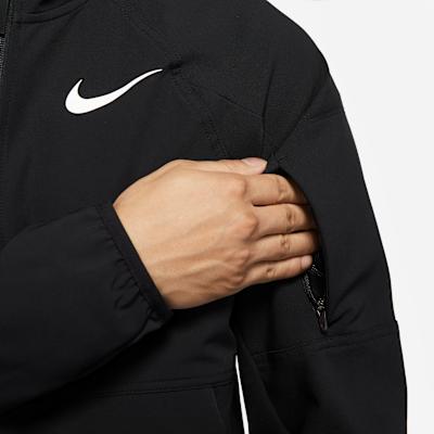 Nike Pro Jackets Men's Black Hooded Non Detachable Moderate Other
