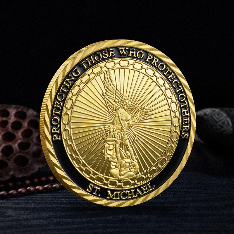 Fbi Gedenkmünze, Weißkopfseeadler, Erzengel Schwert Gedenkmünzen Anti-Terrorismus und Anti-Böses Gedenkmedaillen