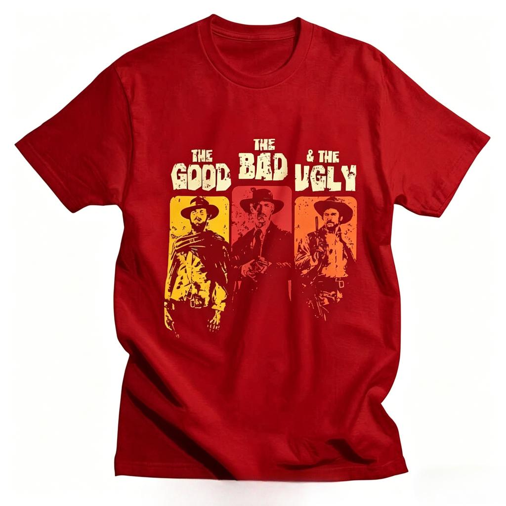 The Good The Bad and The Ugly Unisex T Shirt Cotton Tees Clint Eastwood T Shirt Il Buono Brutto Cattivo Women Summer T Shirt