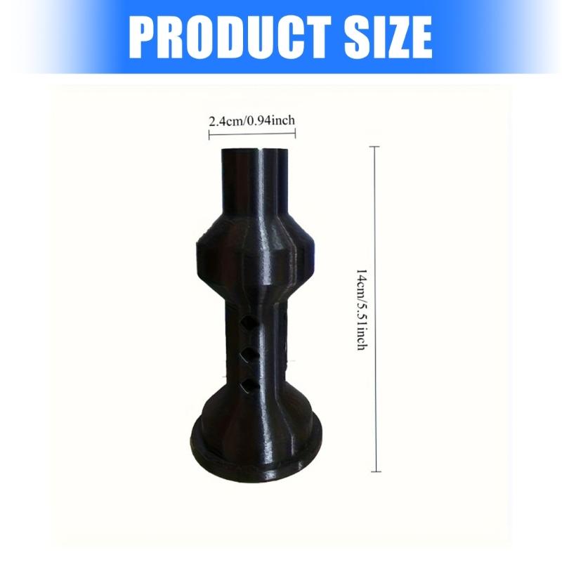 Kitchen Faucet Cleaning Adapter Connector, Plastic Tapered Single Body Link Piece with Round Base and 0.94in Top Width Daily