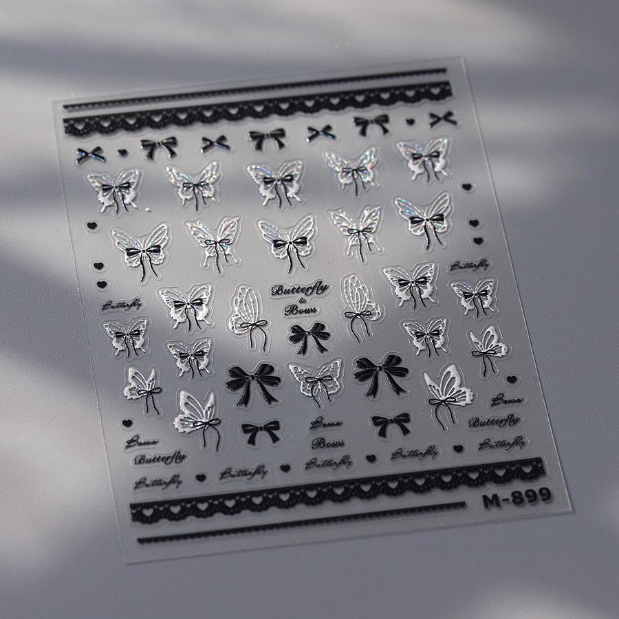 

Гибкие прозрачные наклейки для ногтей M-899: Тонкая самоклеящаяся фольга для горячего тиснения для нейл-арта