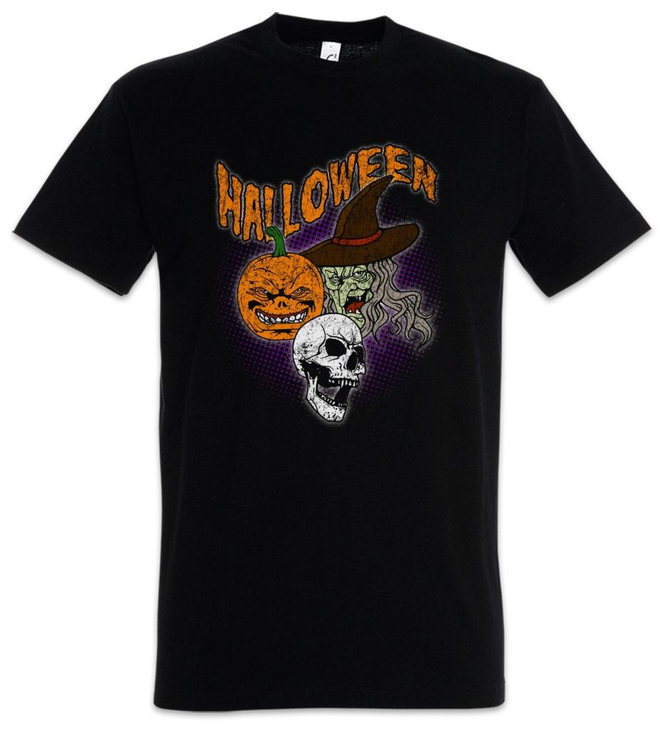 Halloween Faces Mens T-Shirt Mens Womens Tees Top Witch Moon Witch Walpurgis Night Walpurgis Night