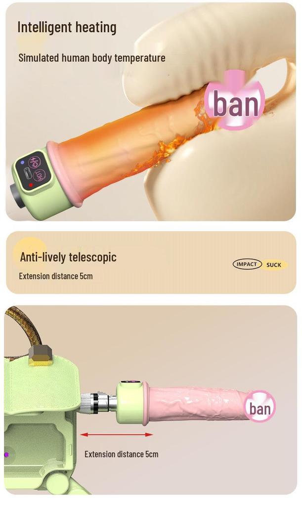 Mini Vibrador Elétrico Retrátil Automático K Bag para Homens e Mulheres Uso Anal