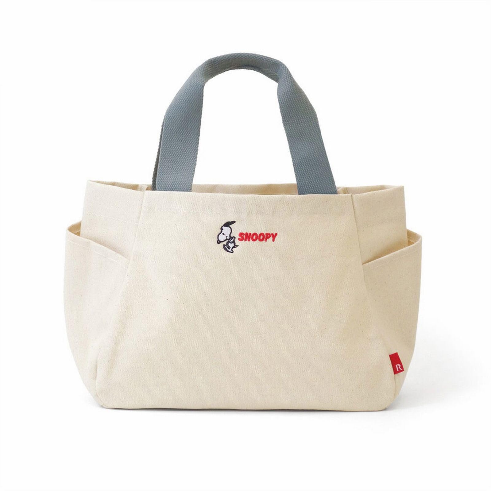

Snoopy Small Tote Bag with Divider 0694 [Rootote] IP.Deli.Paluti.Peanuts-RTG (01 Ivory)