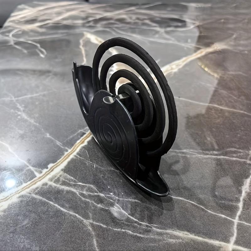 Snail Shaped Fireproof Mosquito Coil Holder - Large Capacity Portable Incense Burner, Suitable for Home and Office Decoration